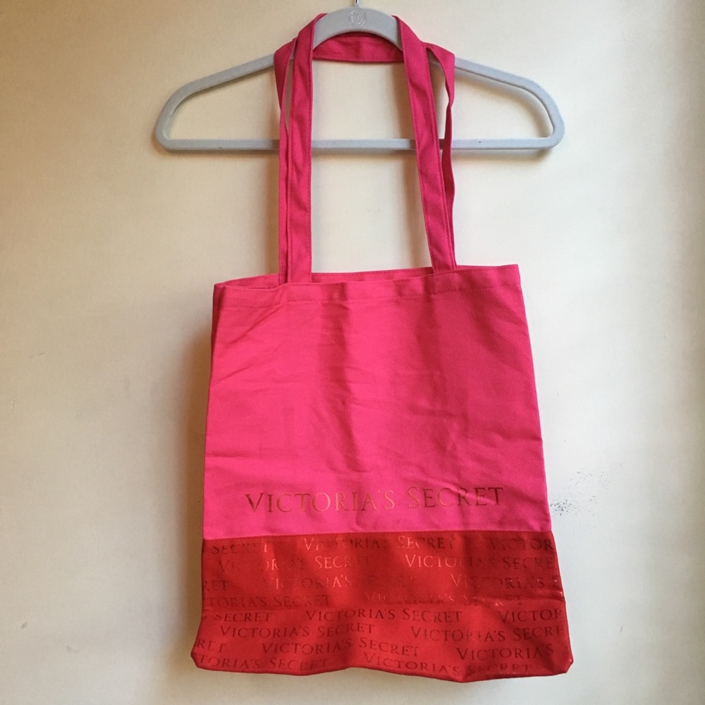 NEW Victoria Secret Pink & Red Signature Tote